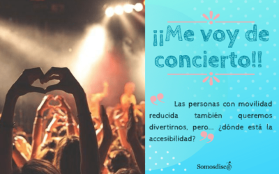 Accesibilidad en un concierto, ¿dónde?