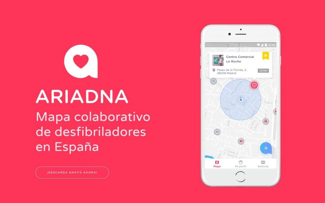 Ariadna: Mapa de desfibriladores