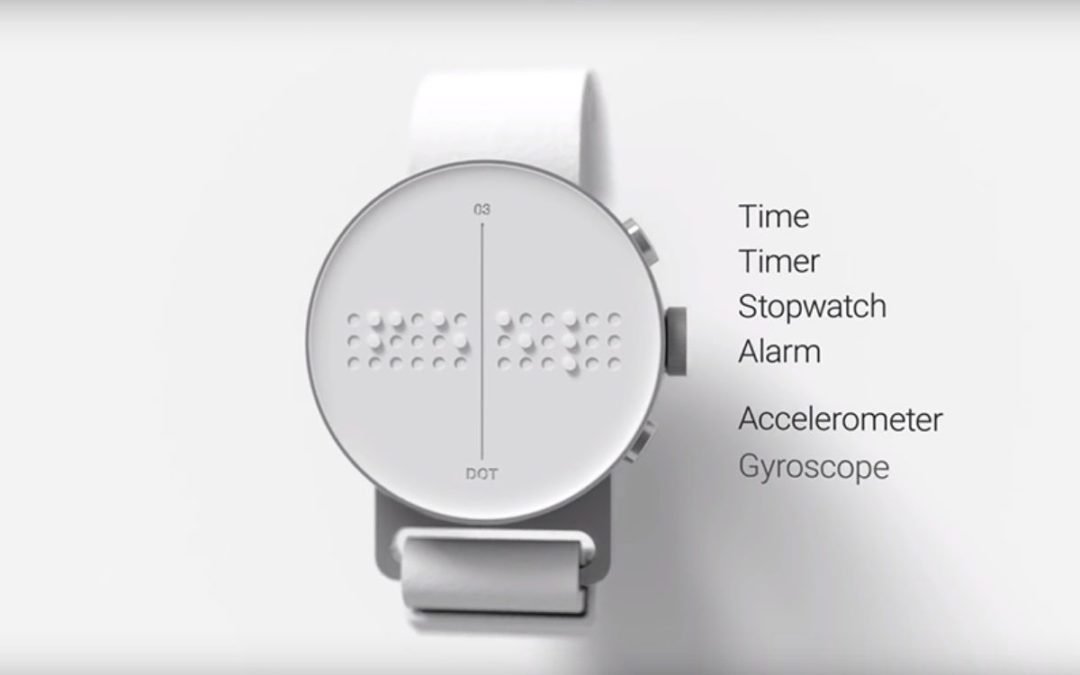 Dot Smartwatch, el reloj inteligente en Braille