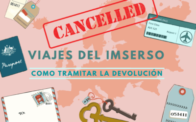 Procedimiento de la devolución del importe de los viajes cancelados del IMSERSO
