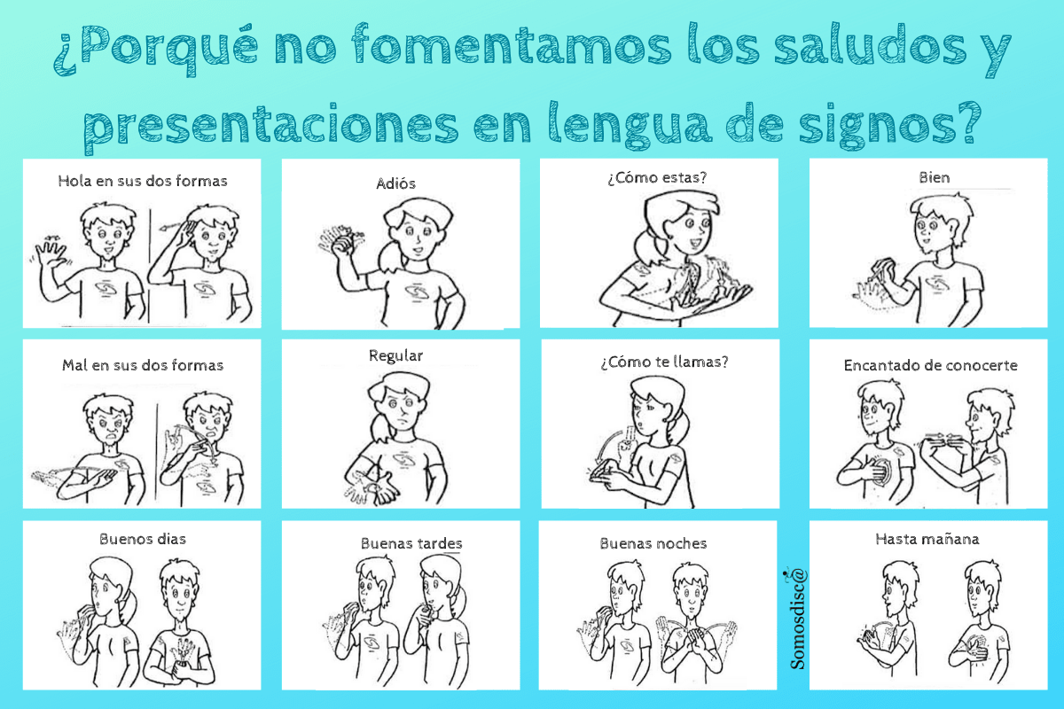 Porqué no fomentamos los saludos en lengua de signos? - Somosdisc@