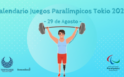 Calendario Juegos Paralímpicos 29 de Agosto