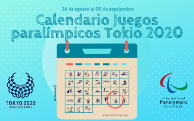 Calendario Juegos paralímpicos Tokio 2020