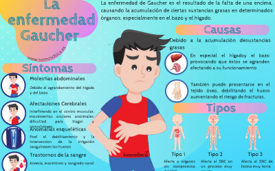 Infografía de la enfermedad de Gaucher