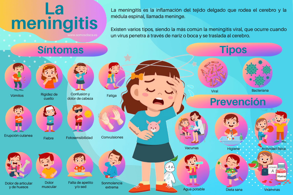 Infografía La meningitis
