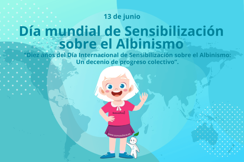 Día mundial de Sensibilización sobre el Albinismo 2024 - Somosdisc@