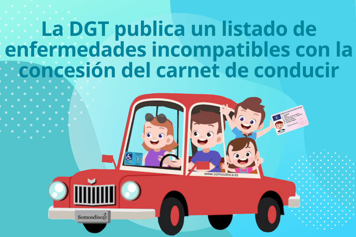 La DGT publica un listado de enfermedades incompatibles con la concesión del carnet de conducir