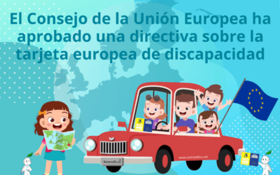 El Consejo de la Unión Europea ha aprobado una directiva sobre la  tarjeta europea de discapacidad